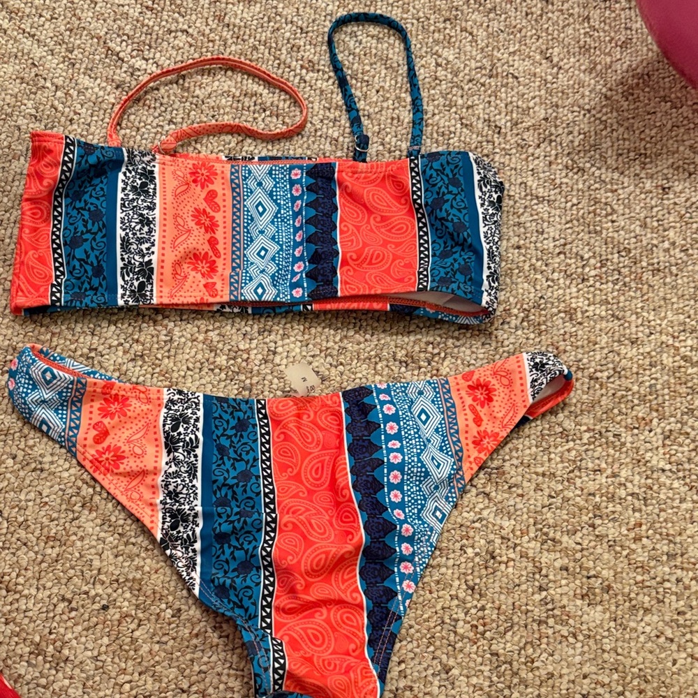 Shein Multicolor Patterned Bikini - image 2